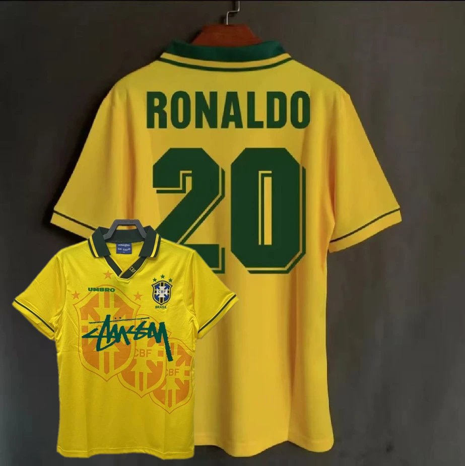 CBF Brazil National Team Ronaldinho #11 Yellow Jersey - 9