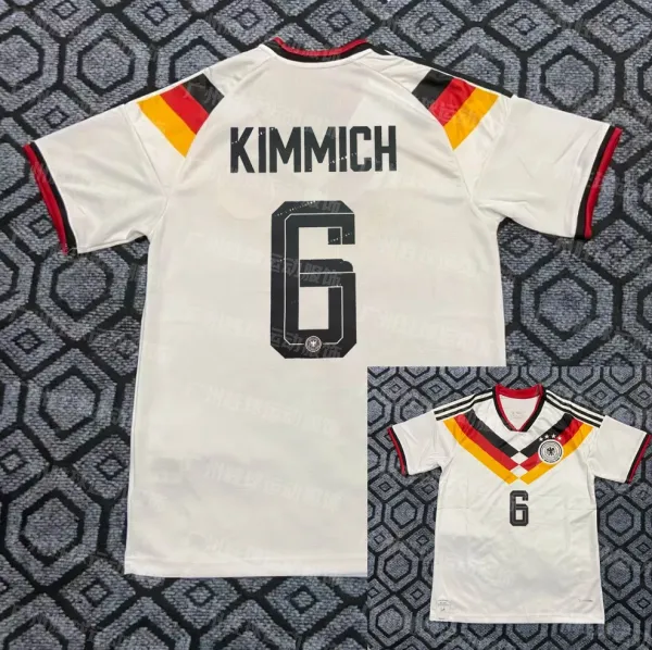 Adidas Germany National Team Home Jersey White Black Red Yellow - 1