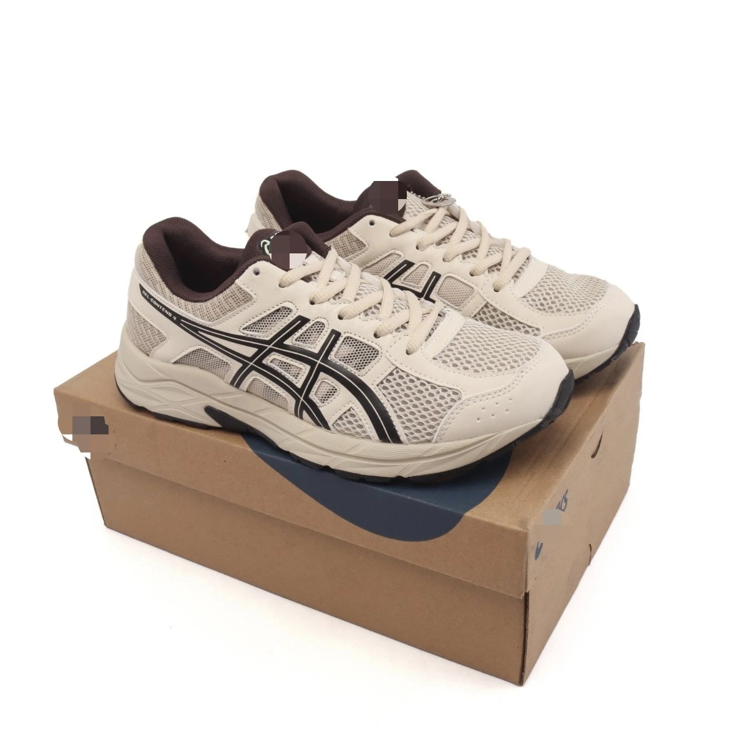Asics Gel-Contend 7 Mint Cream Pink Running Shoes - 6
