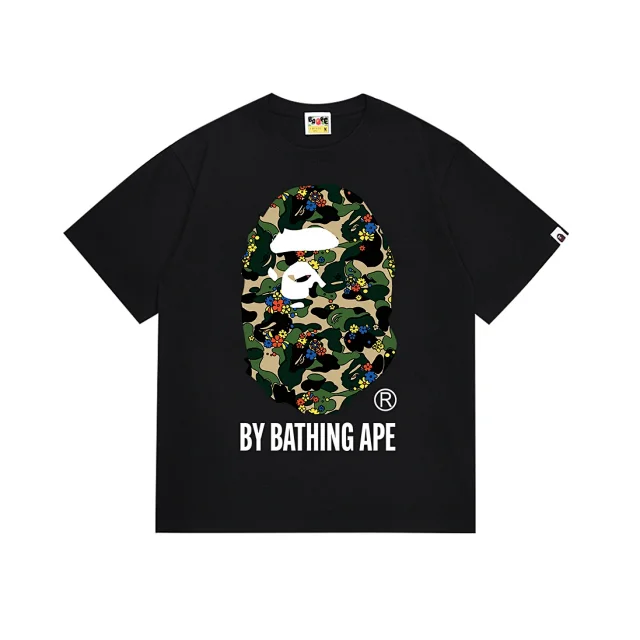 A BATHING APE T-Shirts Head Graphic Short-Sleeve T-Shirt product detail image 19