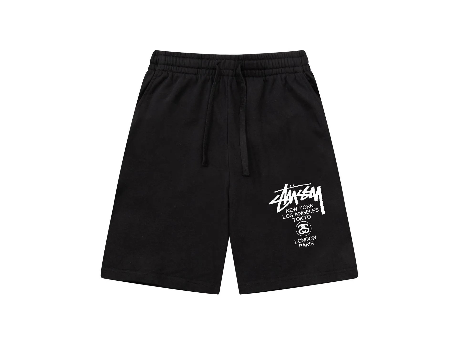 Stussy STU 80 Logo Heather Gray Shorts - 6