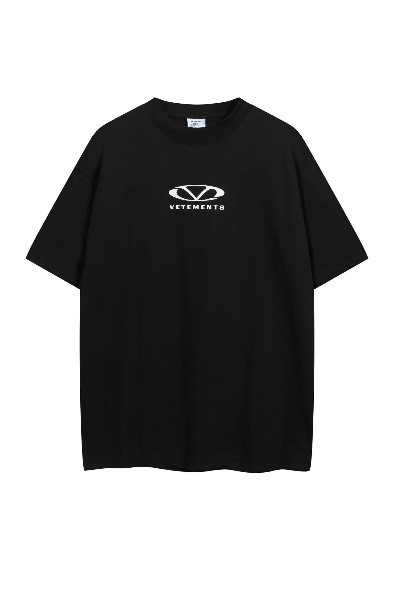 Design Oversized Graphic Print Gray T-Shirt - 7