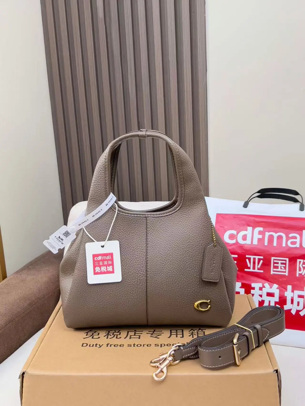Coach Hobo Bag Ivory Leather Handbag - 4