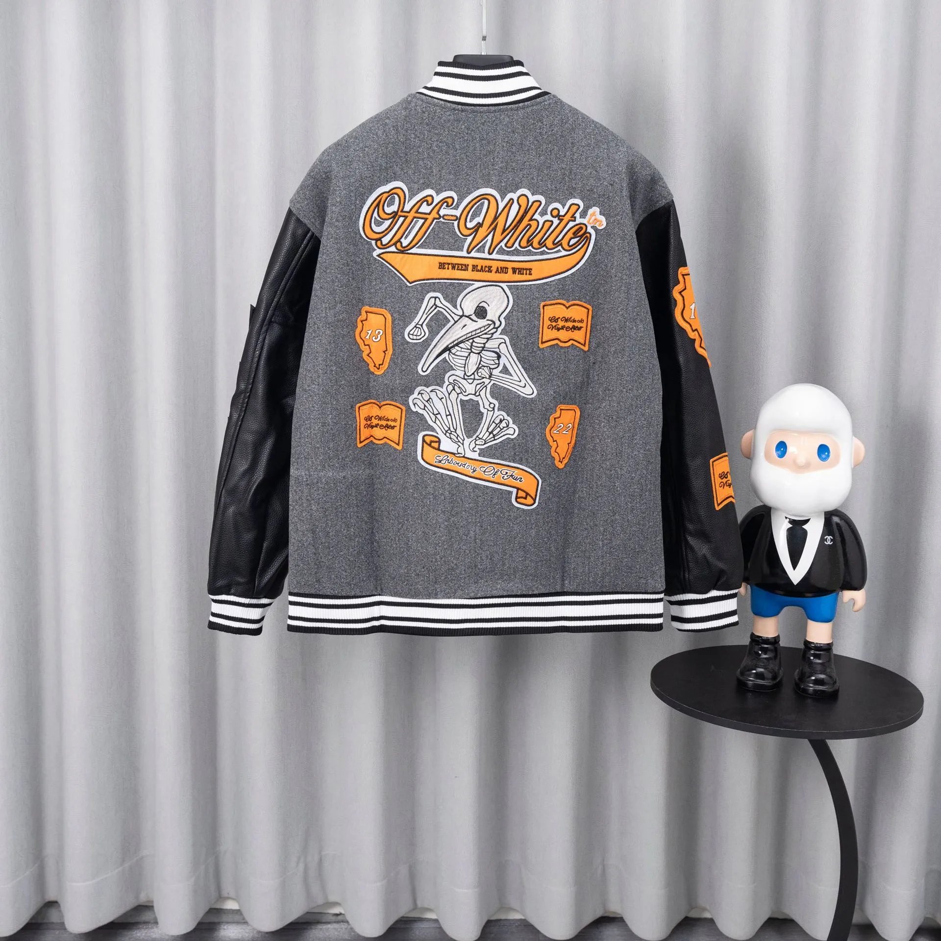 Off-White x Pitbull Varsity Jacket Red Outerwear - 20