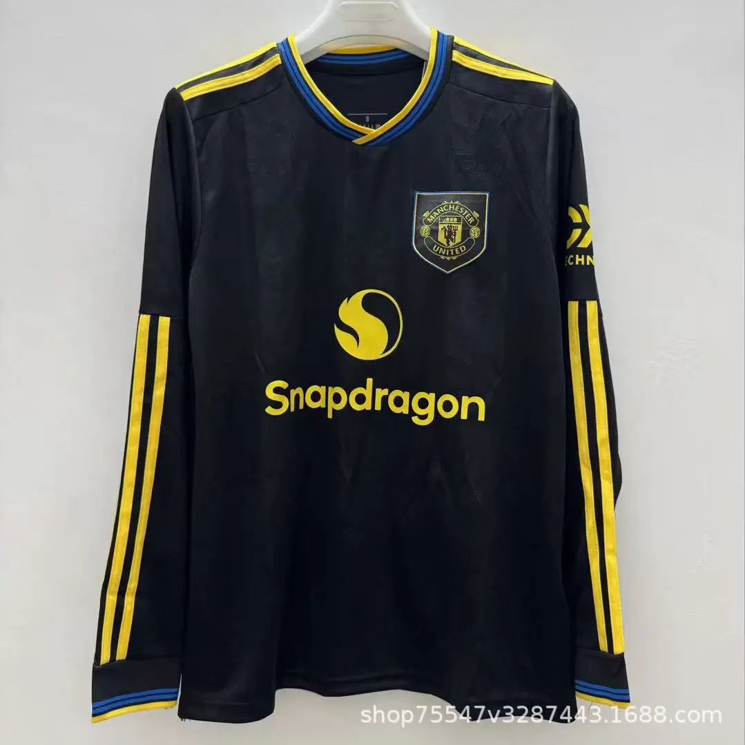Real Madrid Training Jersey Navy with Emirates Sponsorship Long-Sleeve - 19
