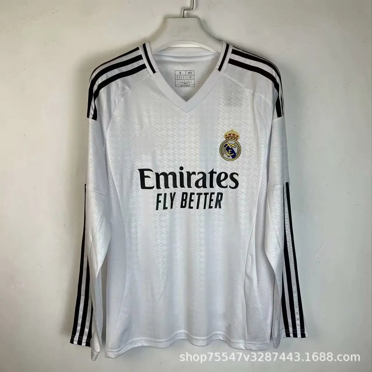 Real Madrid Training Jersey Navy with Emirates Sponsorship Long-Sleeve - 26