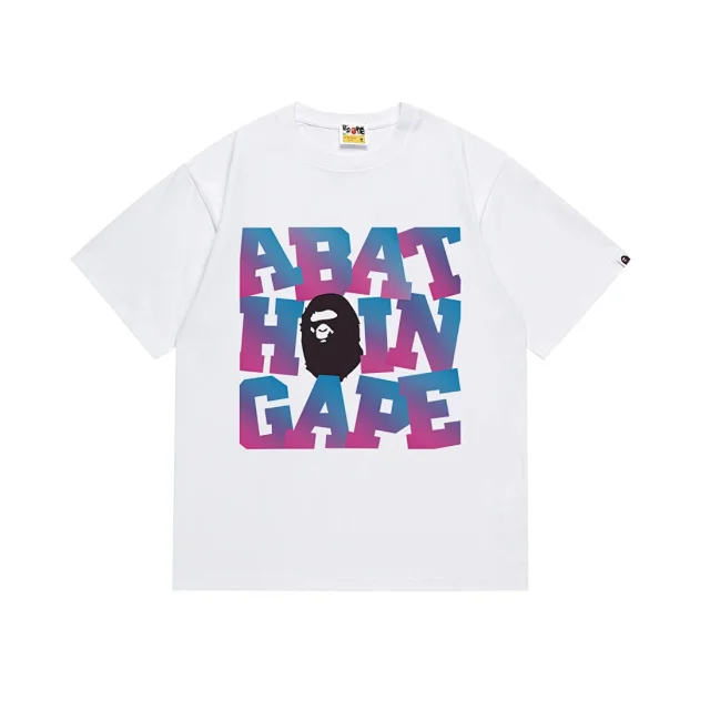 A BATHING APE T-Shirts Head Graphic Short-Sleeve T-Shirt product detail image 25
