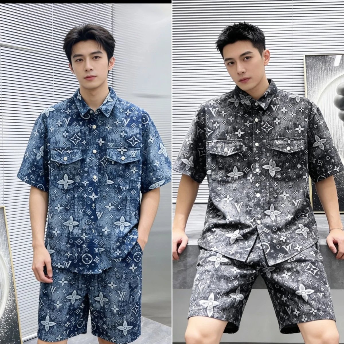 Louis Vuitton Matching Sets Short-Sleeve Shirt and Shorts Set image 2