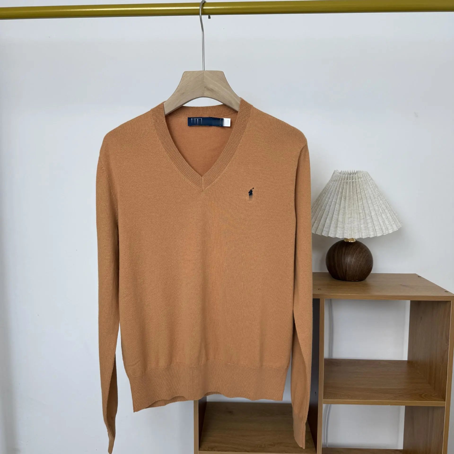 Polo Ralph Lauren V-Neck Sweater Camel - 11