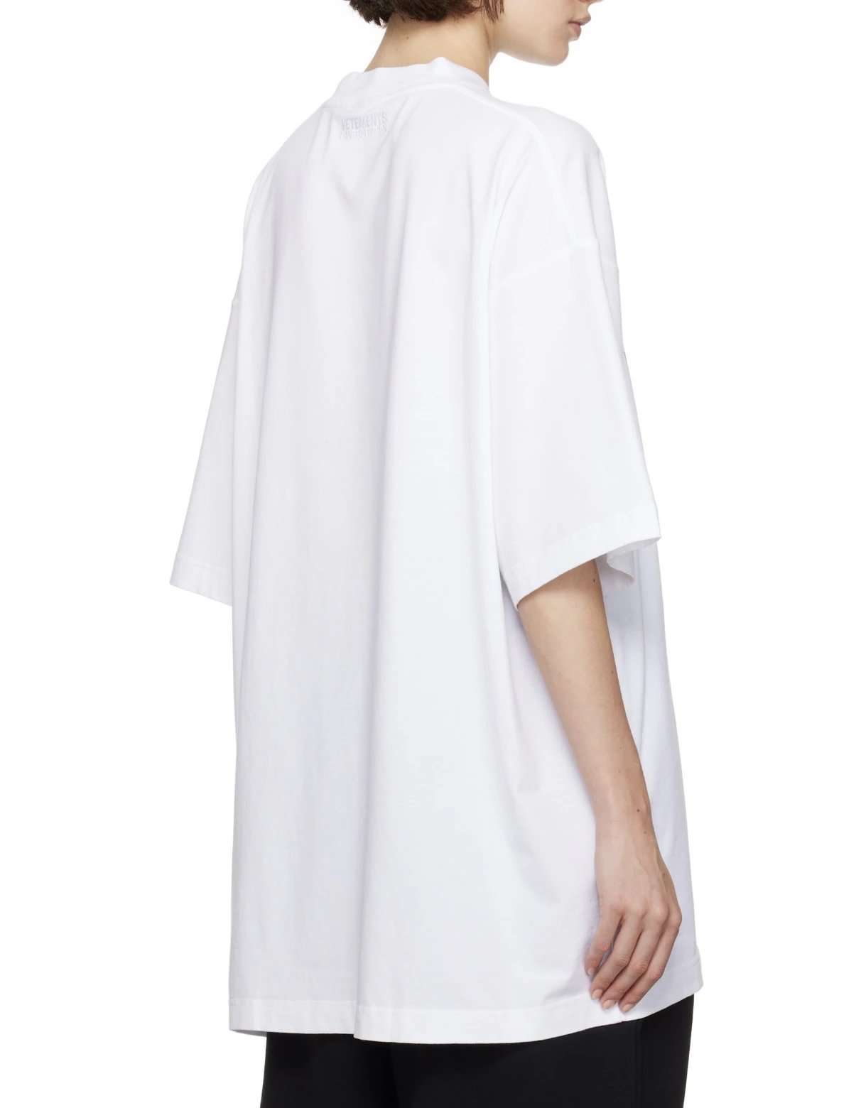Design Oversized Graphic Print Gray T-Shirt - 19
