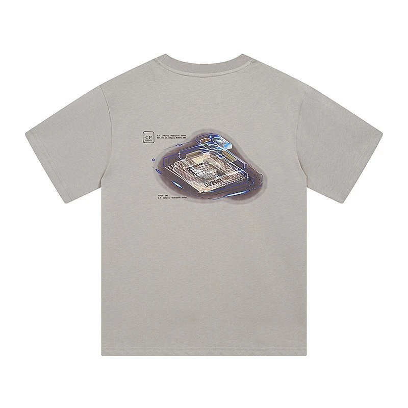 C.P. Company Patch Logo Black T-Shirt - 41