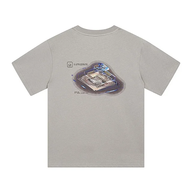 C.P. Company T-Shirts Logo Print Crewneck Short-Sleeve T-Shirt product detail image 40