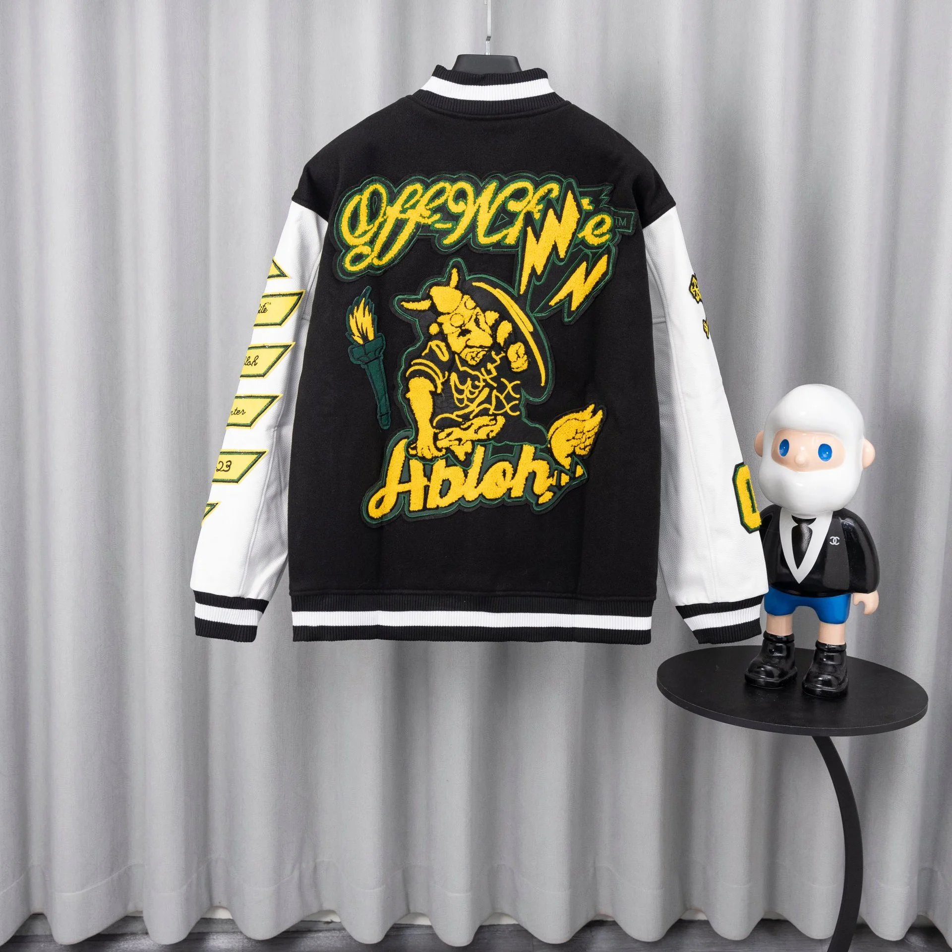 Off-White x Pitbull Varsity Jacket Red Outerwear - 30