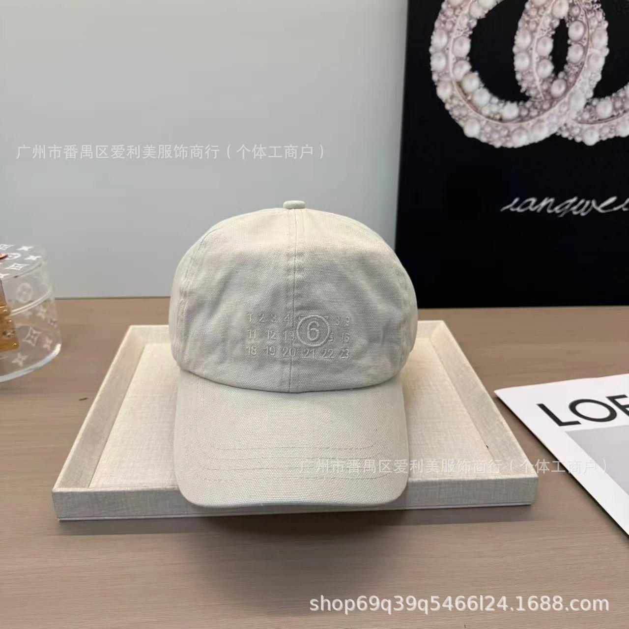Design Baseball Cap Army Green Washed Cotton Cap - 19