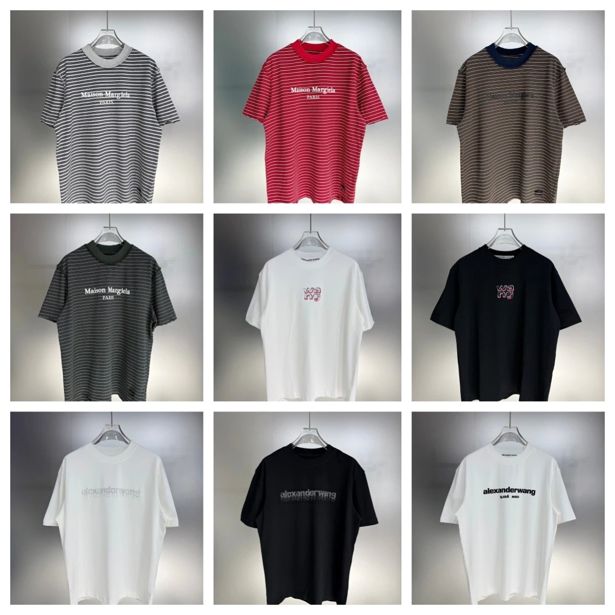 Alexander Wang Wang Logo Embroidered Black T-Shirt - 2