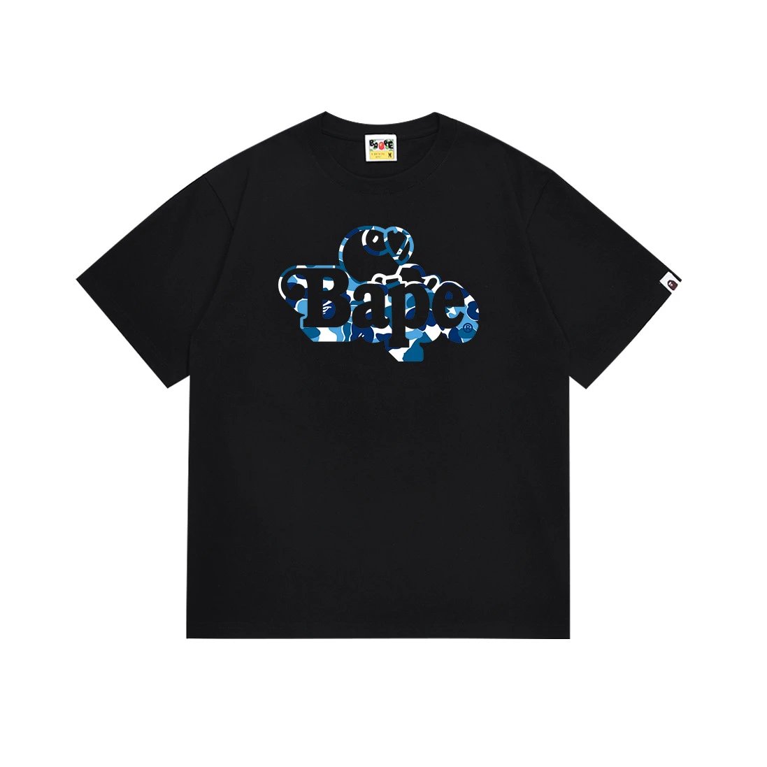 A Bathing Ape Holiday Gift Collage Black T-Shirt - 9