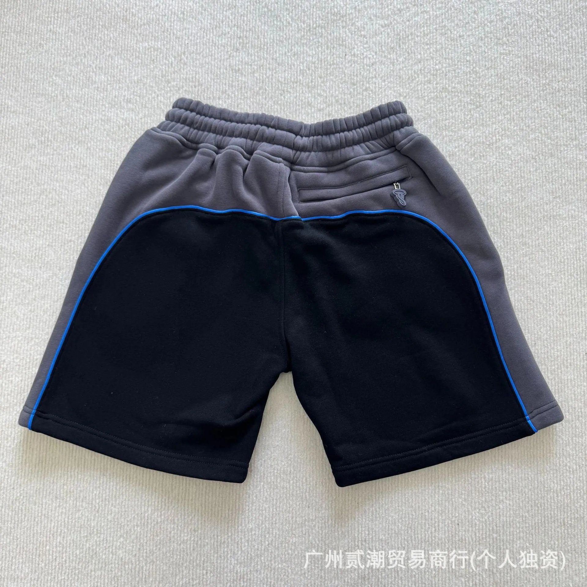 Design Sweatshorts with Neon Yellow Trim Gray Shorts - 11