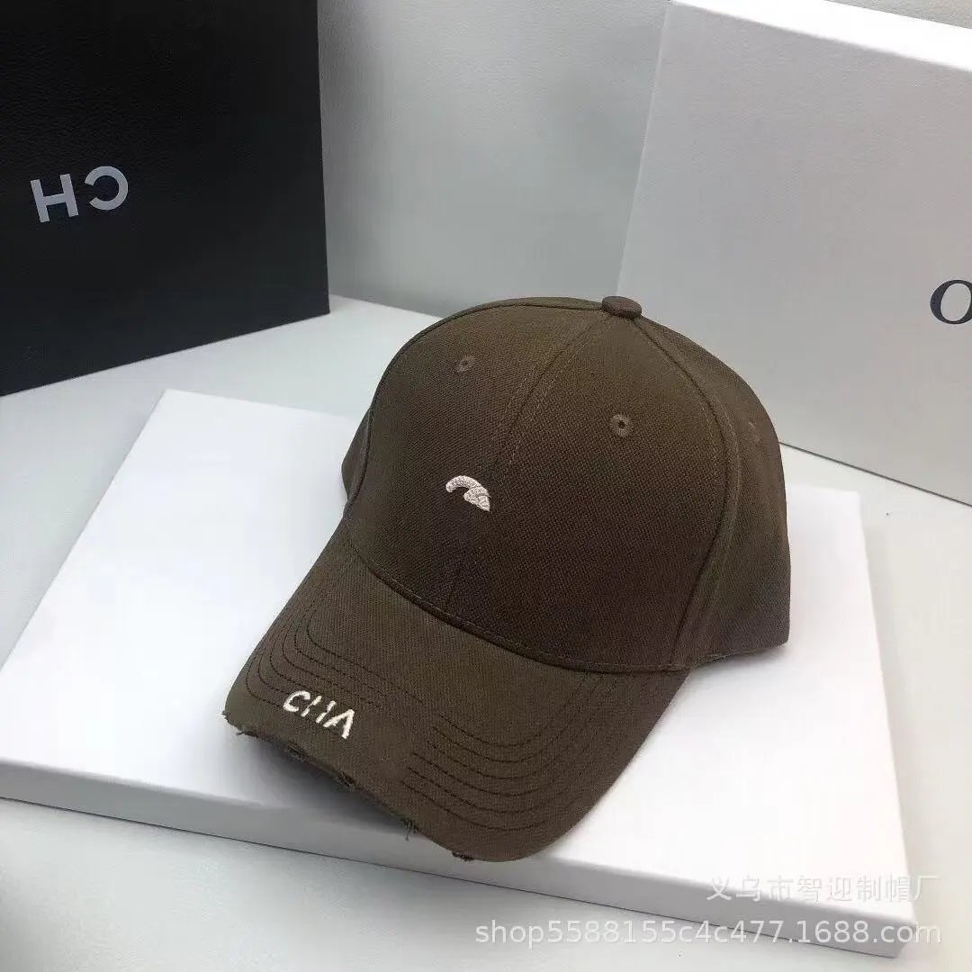 Design CIA White Distressed Baseball Cap - 8