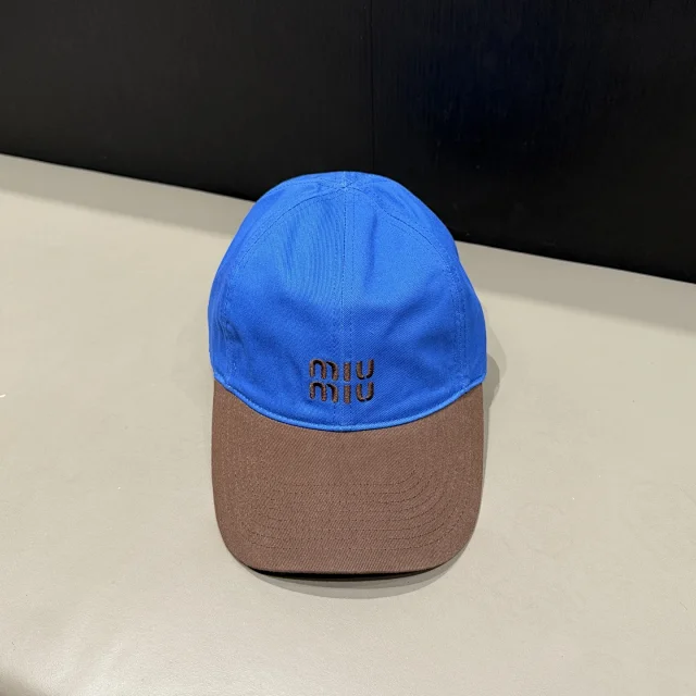 Miu Hats Distressed Logo Baseball Cap product detail image 24