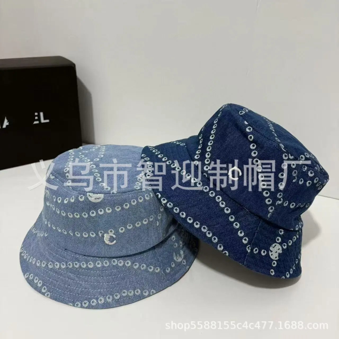 Gucci GG Marmont Bucket Hat Black Denim - 9