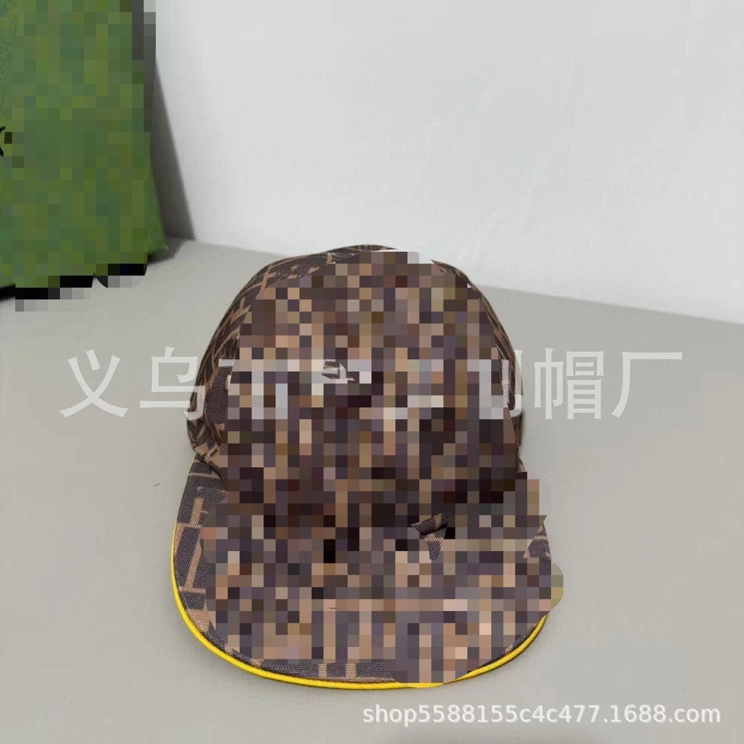 Unbranded Hats Curved-Brim Geometric Monogram-Print Baseball Cap image 4