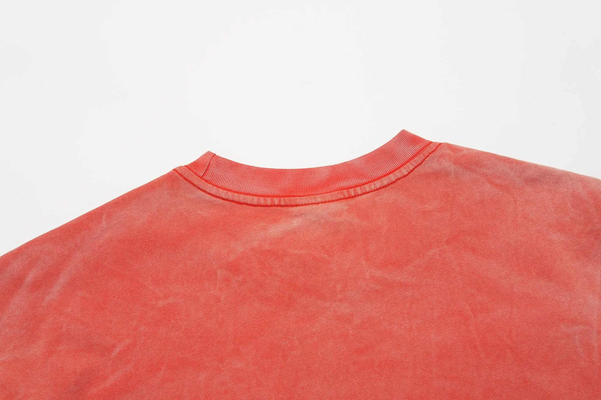 Design Peace Magazine Print T-Shirt White with Red Trim - 9