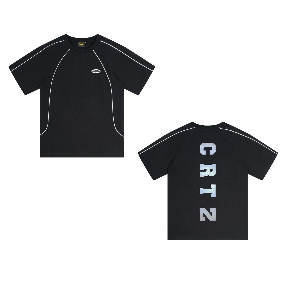 Corteiz Washed Gray Script Shorts - 10