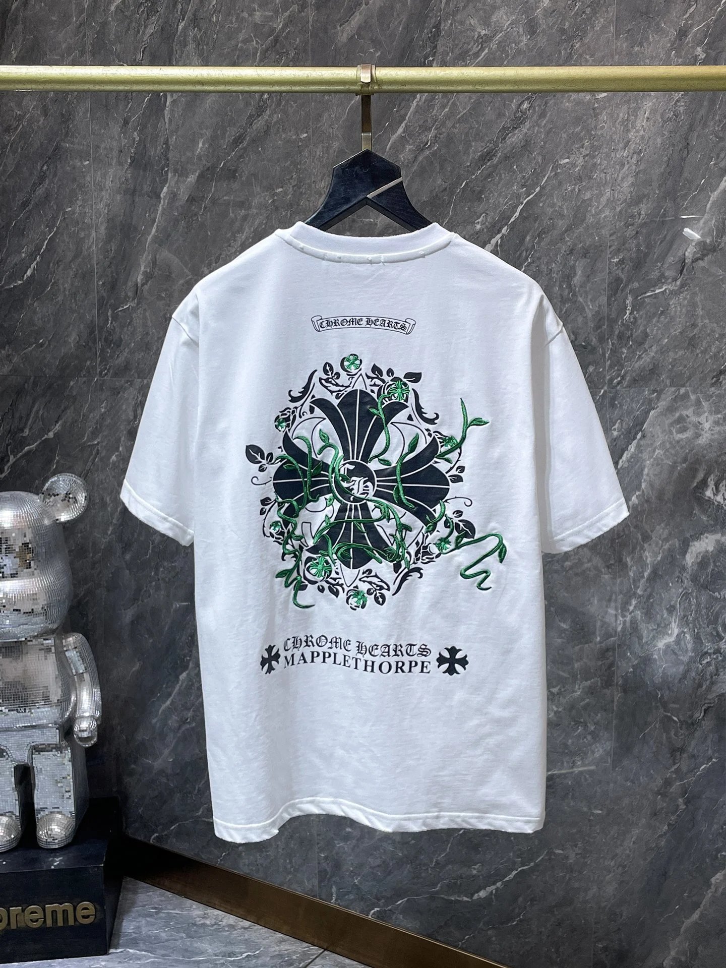 Chrome Hearts Rope Logo Black T-Shirt - 6