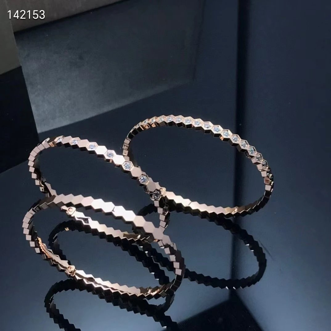 FRED Force 10 Hexagon Diamond Bracelet Silver Jewelry - 6