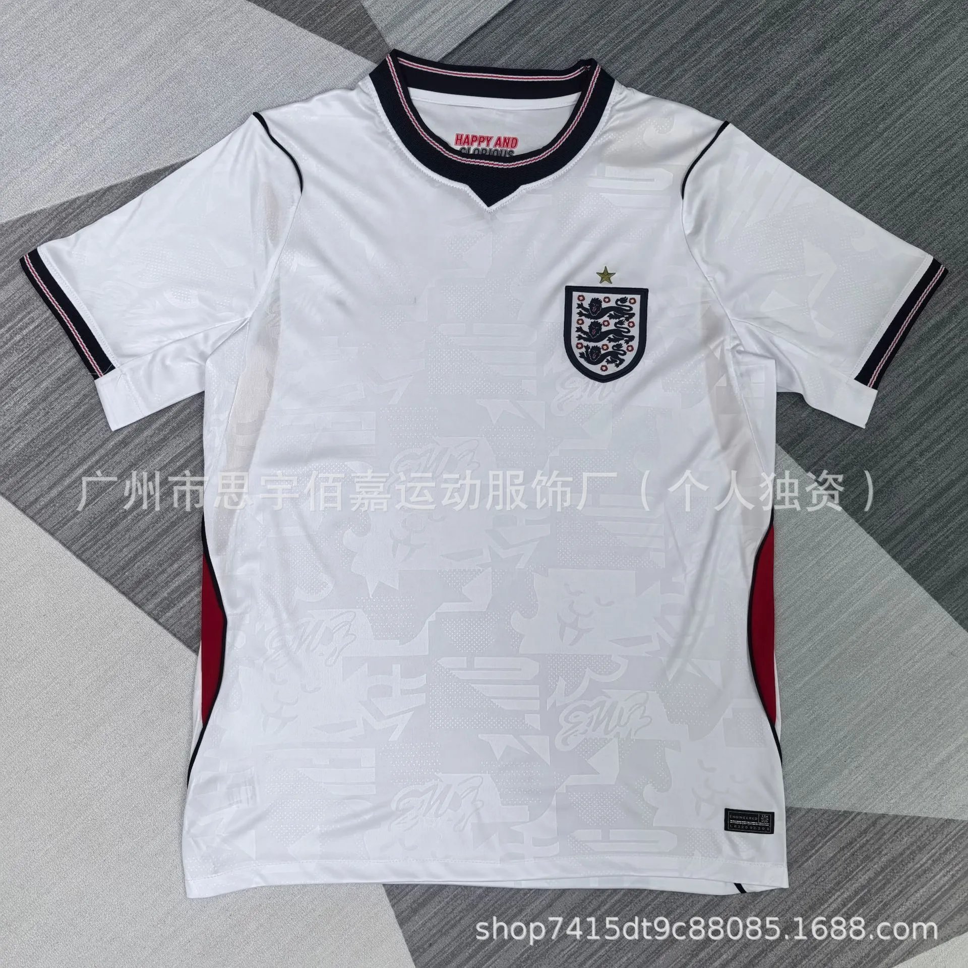 AFA Argentina National Team Third Jersey Black Blue Swirl Print Jersey - 15
