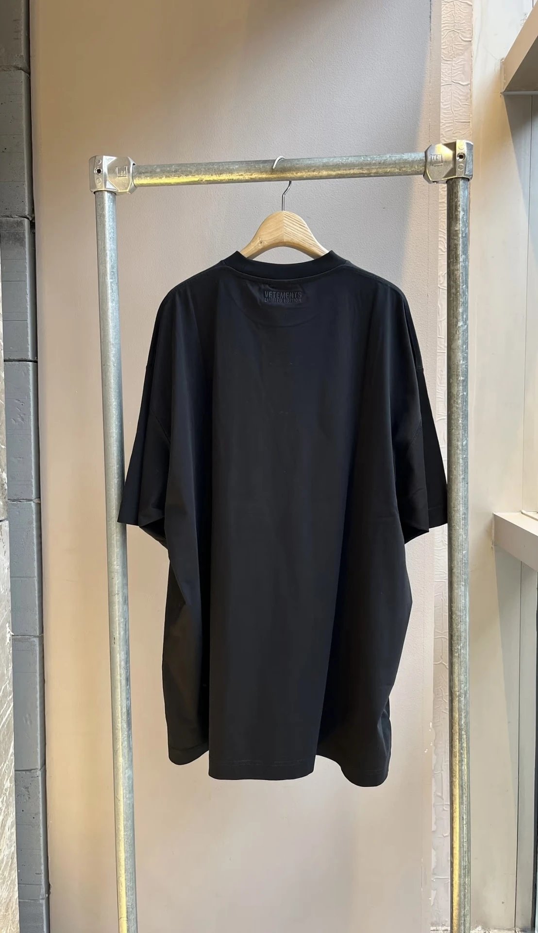 Design Oversized Graphic Print Gray T-Shirt - 10