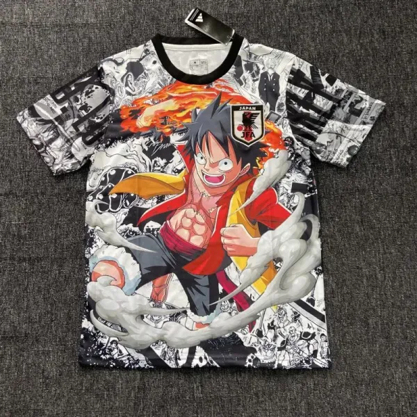 Adidas x One Piece Luffy Japan Football Association Graphic T-Shirt - 1