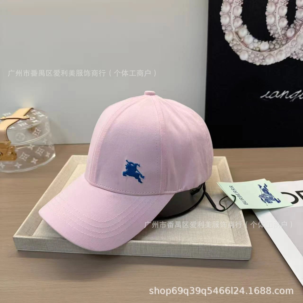 Burberry Hats Embroidered Equestrian Knight Baseball Cap image 3