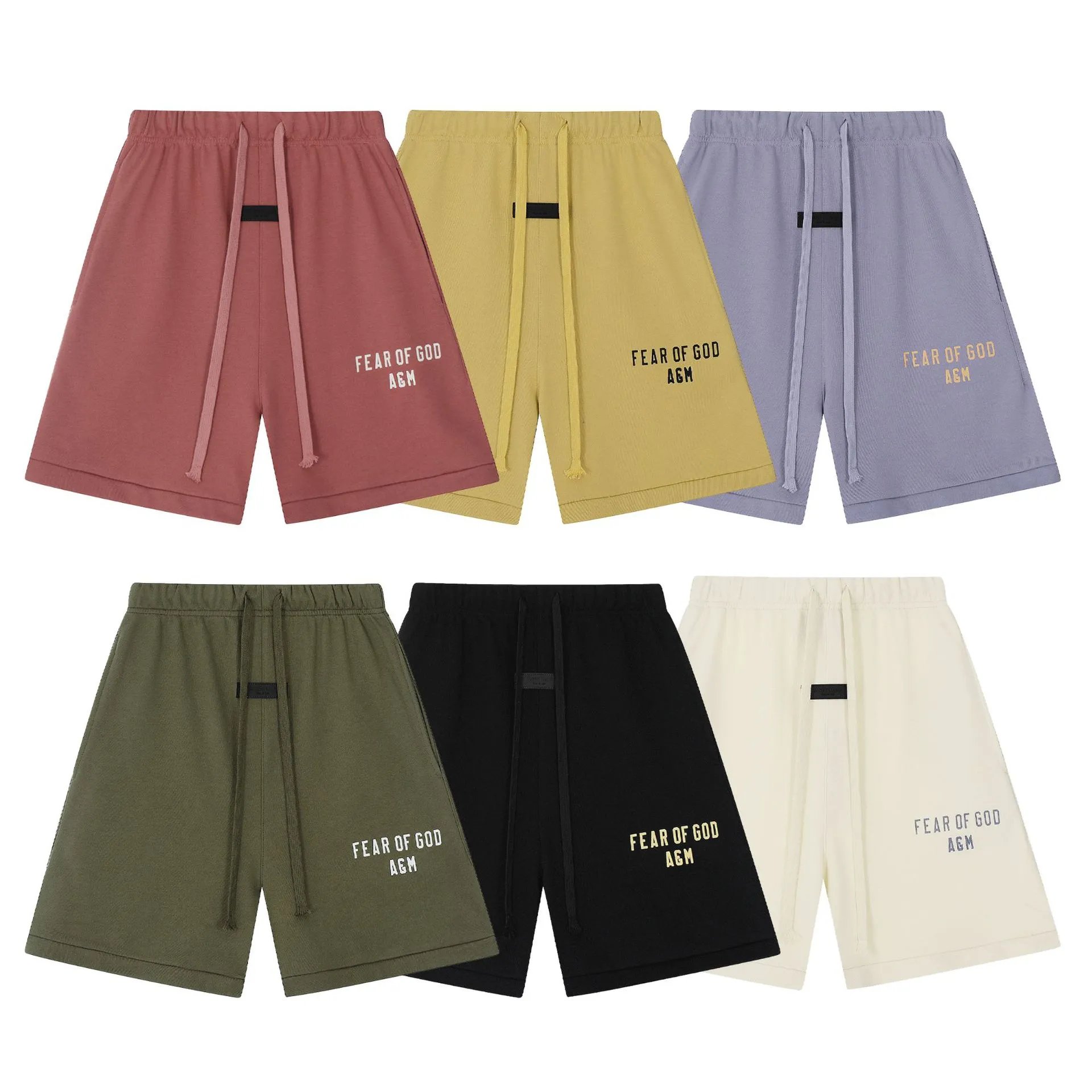 Fear of God Essentials Black Logo T-Shirt and Shorts Set - 23