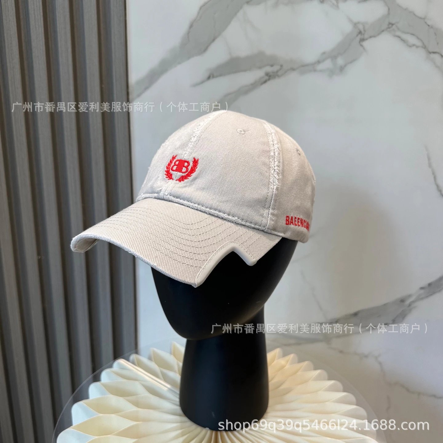 Design Structured Baseball Cap Gray - 4