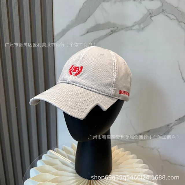 Unbranded Hats Embroidered Baseball Cap with Notched Brim product detail image 3