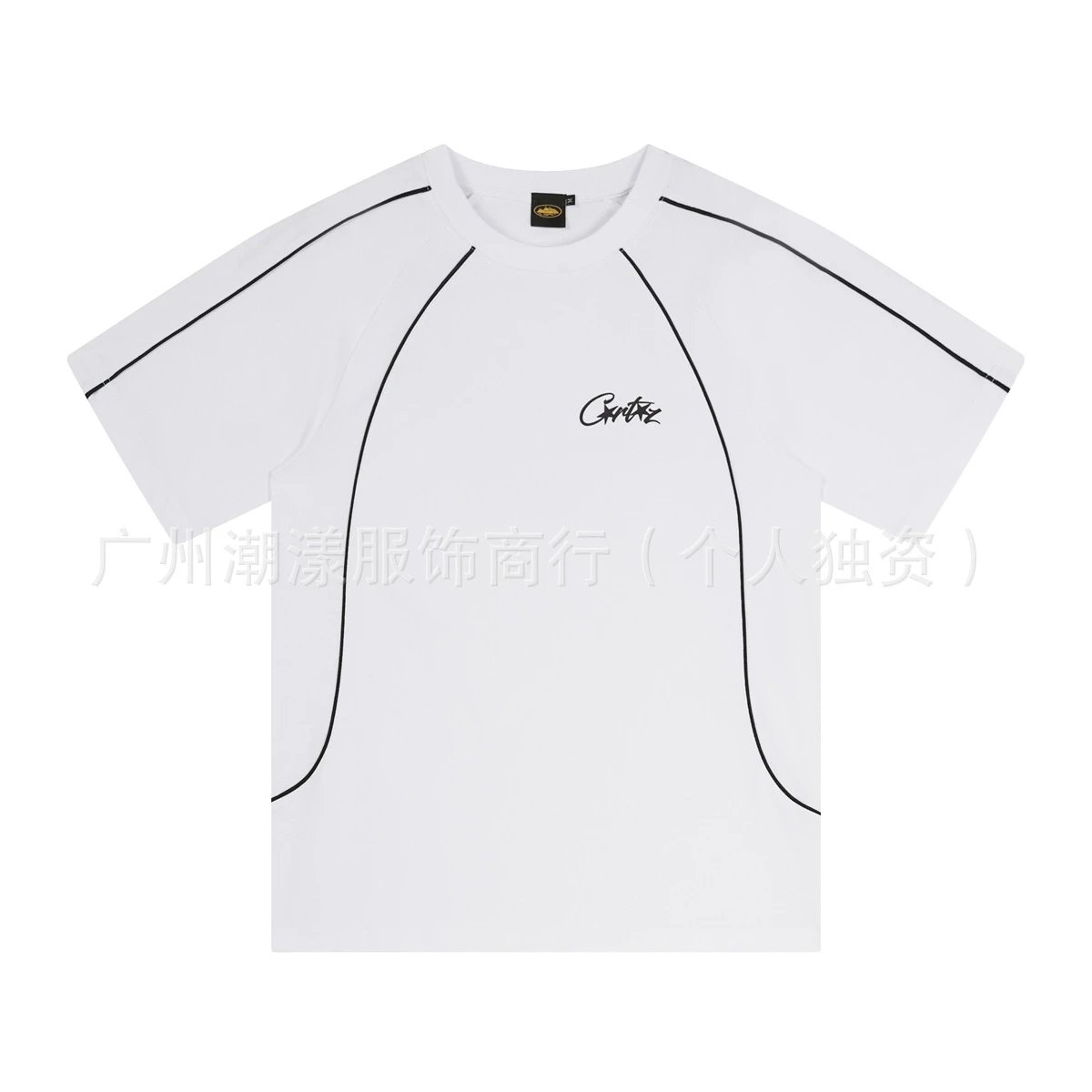 Corteiz Signature Stripe White T-Shirt - 1