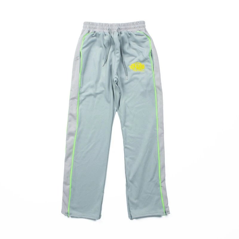 Design Track Pants Beige with Brown Stripe Sweatpants - 3