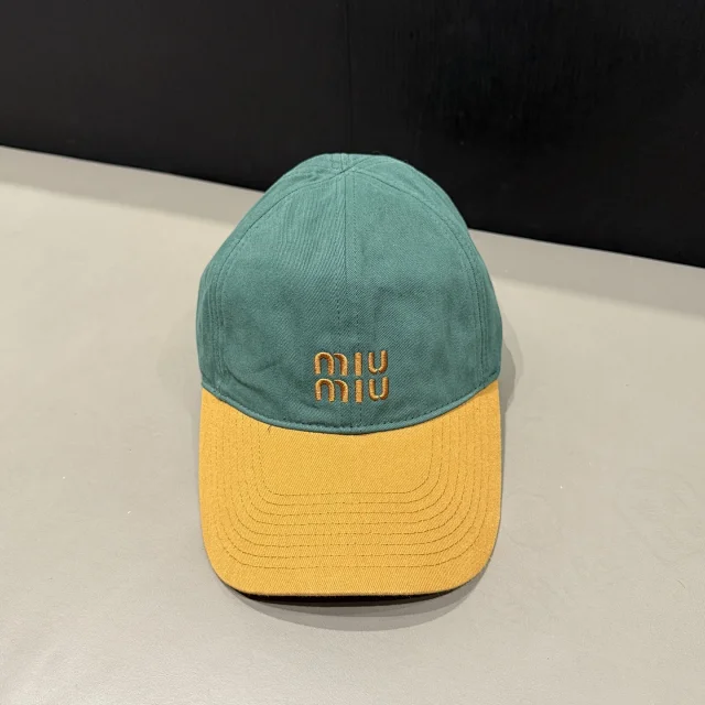 Miu Hats Distressed Logo Baseball Cap product detail image 27