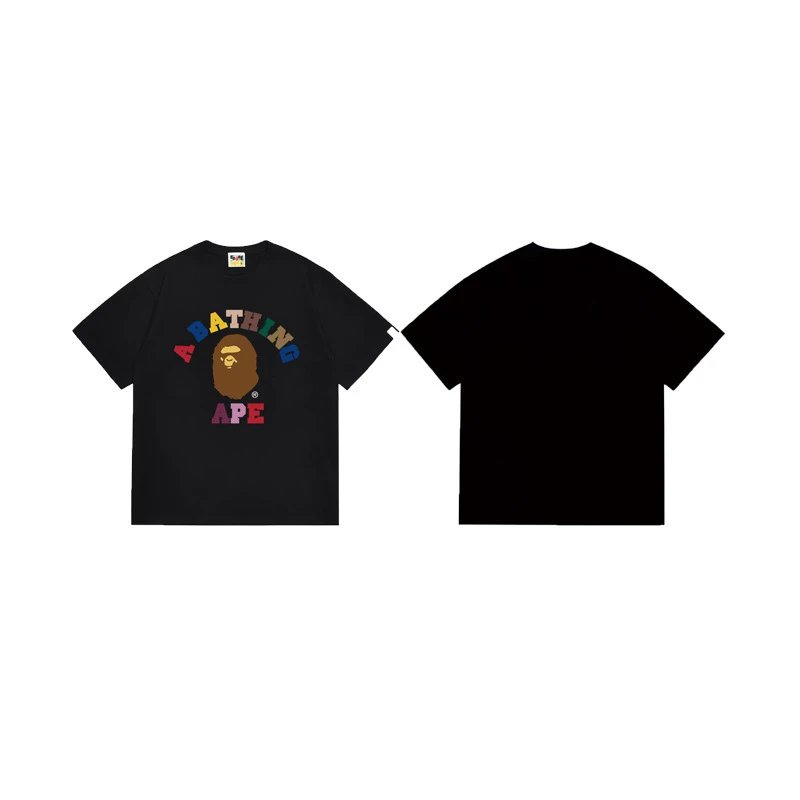 A Bathing Ape 31 Logo Graphic T-Shirt Black - 13