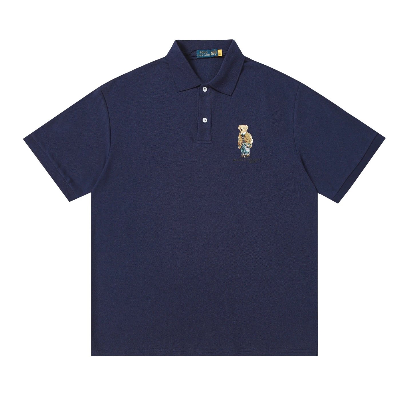 Polo Ralph Lauren Polo Bear Embroidered Black Polo Polo Shirt - 9