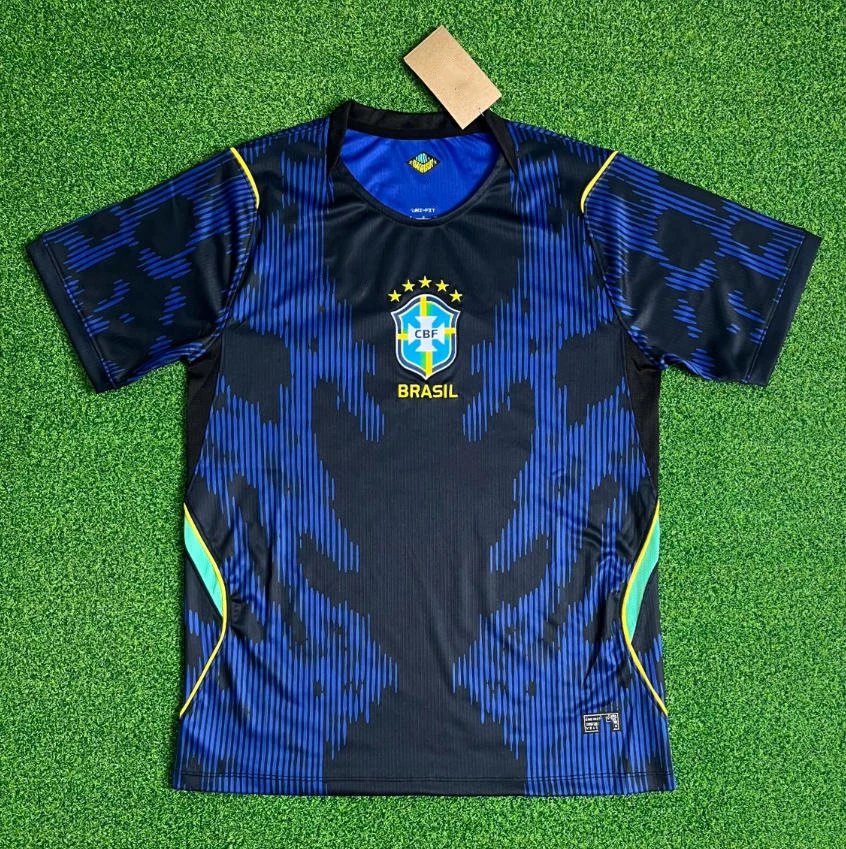 Unbranded Football Jerseys National Team Designs — 2627 Brazil away game