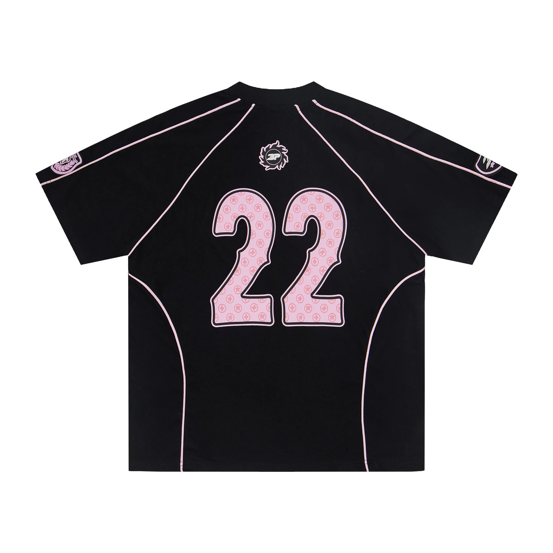 Design 3F x Baker Mayfield Jersey Black White Number 22 Football Jersey - 5