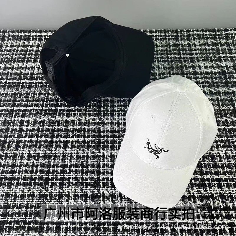 Arc'teryx Logo Embroidered Black Baseball Cap - 6