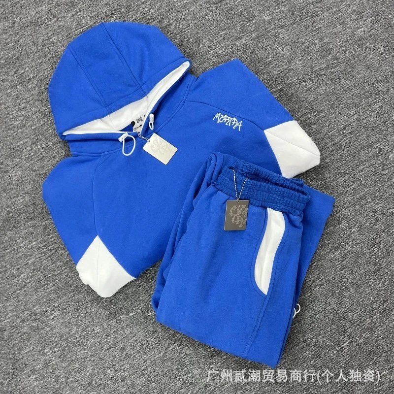 Design Color-Block Hoodie Gray / Black - 15