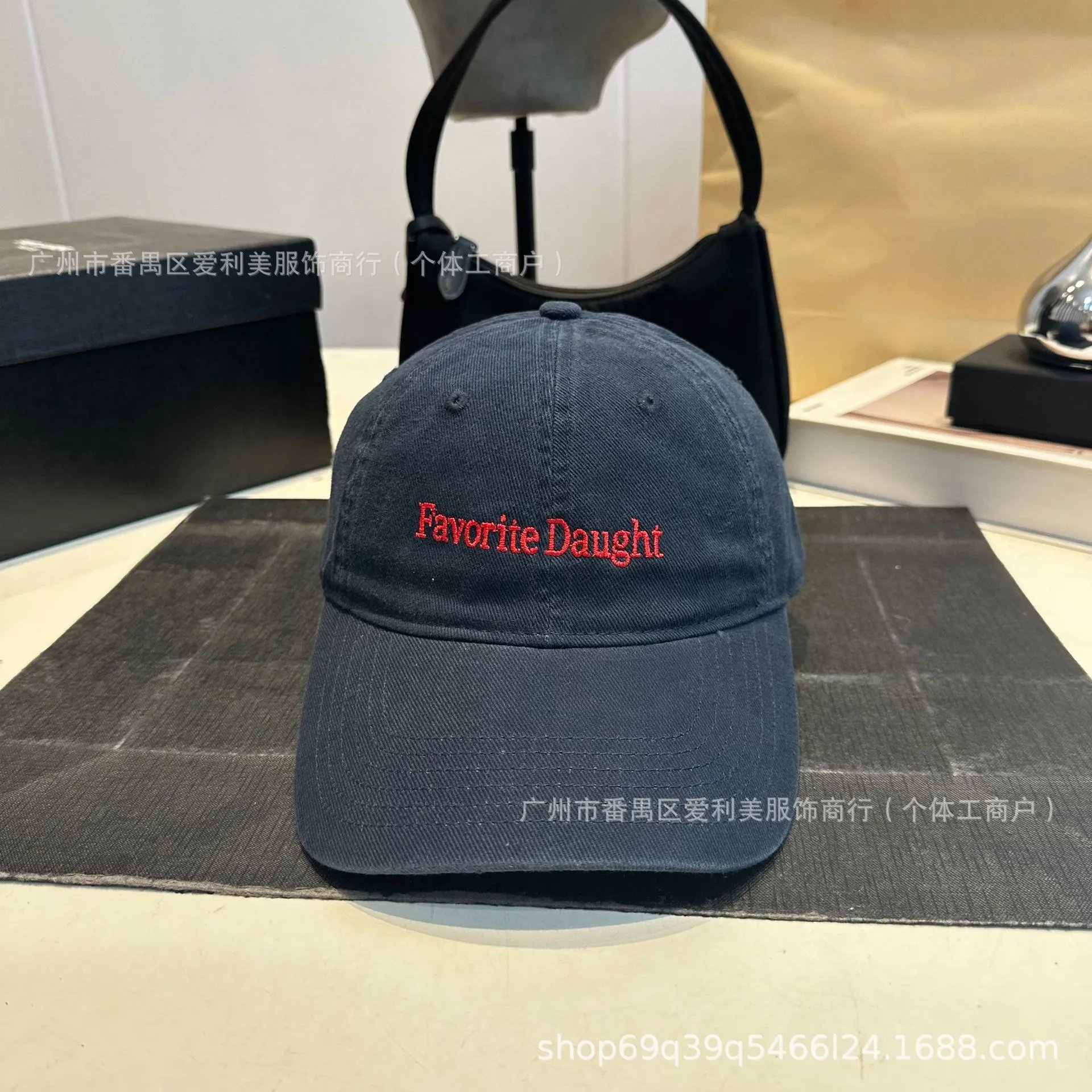 Design Favorite Daught Embroidered Brown Baseball Cap - 11