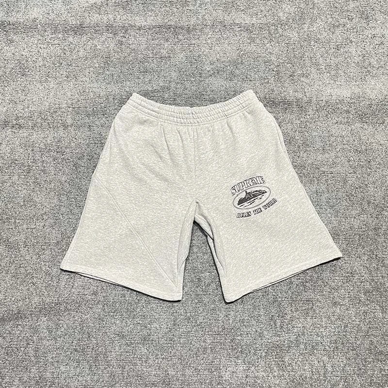 Supreme Boat Logo Shorts Gray - 1