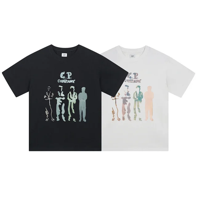 C.P. Company T-Shirts Logo Print Crewneck Short-Sleeve T-Shirt product detail image 51