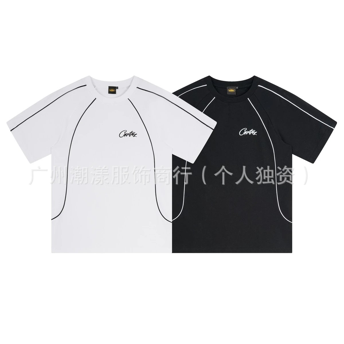 Corteiz Signature Stripe White T-Shirt - 2