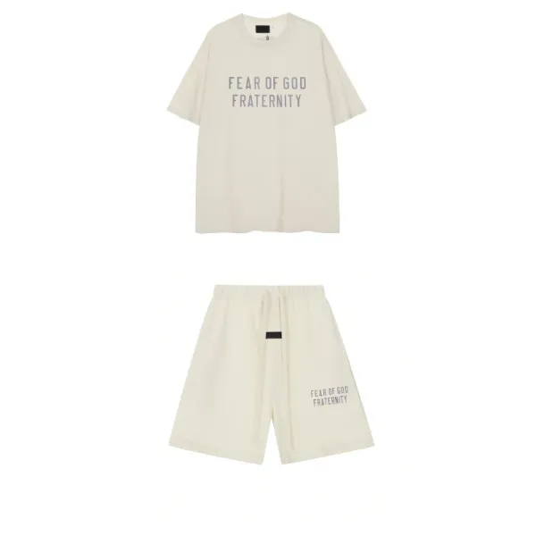 Fear of God Fraternity Gray T-Shirt - 5